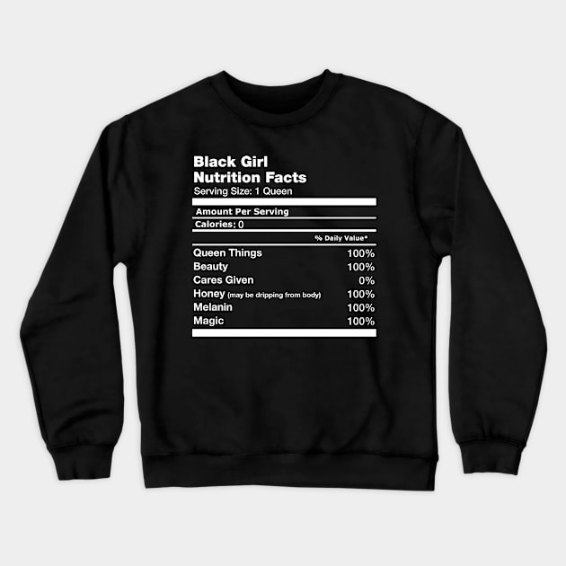 black women queen melanin Crewneck Sweatshirt by CreativeShirt